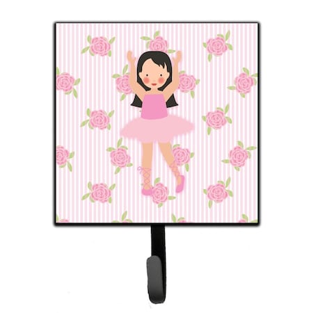 Carolines Treasures Ballerina Long Dark Hair Leash or Key Holder BB5181SH4